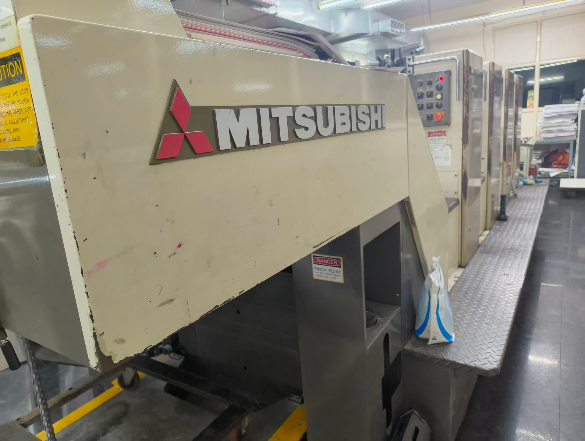 Offset printing machine running on our Chennai floor